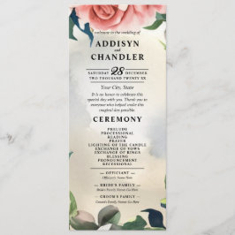 Serene Garden Wreath: Pastel Floral Elegante Programm