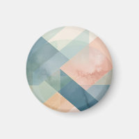 Serene Geometrie - Moderne, Abstrakte Wand