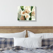 Serene Gladiolus Blooms Leinwanddruck (Insitu (Schlafzimmer))