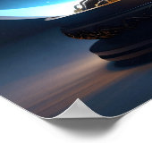 Serene Glows Blume Globe Art Collection Poster (Ecke)