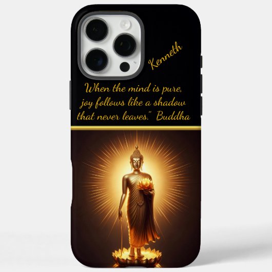 Serene Golden Buddha Weisheit, Case-Mate iPhone Hülle (Rückseite)