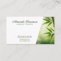 Serene Green Bamboo Massage Therapeut