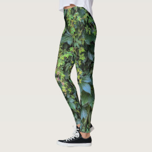 Serene Green Ivy Wall Hanging Vines Pflanze Blätte Leggings
