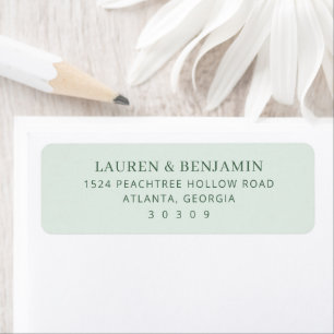 Serene Green Typographic