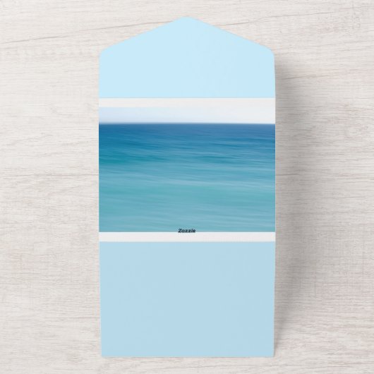 Serene Grüße All In One Einladung (Außenbereich)