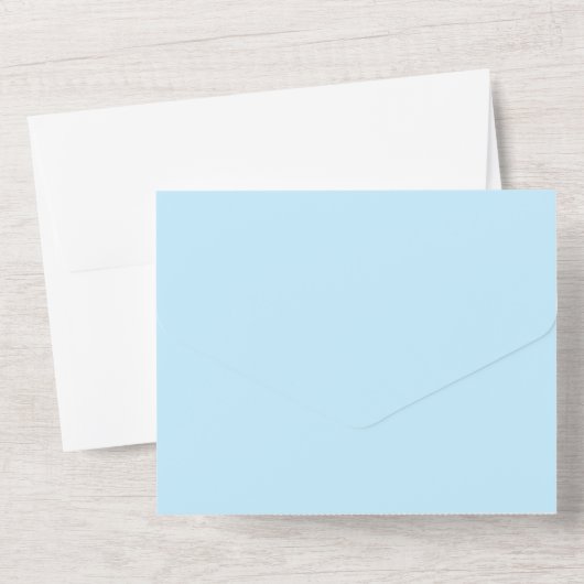 Serene Grüße All In One Einladung (Rückseite)