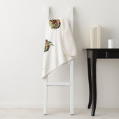 "Serene Harmony: Lotus Silhouette with Nature Symb Sherpadecke (Beispiel)