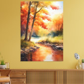 Serene Herbstlandschaft Leinwanddruck (Insitu (Wohnzimmer))