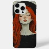 Serene Hexe Handy Case, Redhead Hexenkunst Case-Mate iPhone Hülle (Rückseite)