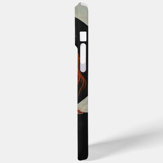 Serene Hexe Handy Case, Redhead Hexenkunst Case-Mate iPhone Hülle (Rückseite / Links)