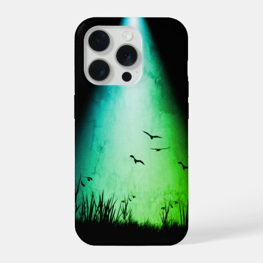 serene Hintergrund iPhone 15 Handy Gehäuse iPhone Hülle (Rückseite)