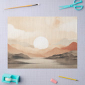 Serene Horizon Japandi Nature Decoupage Seidenpapier (Basteln)