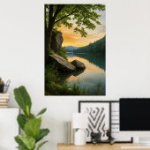 Serene Horizon Poster (Heimbüro)