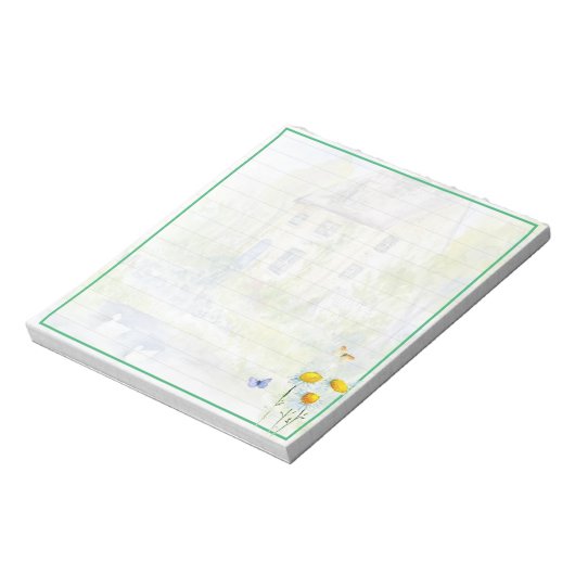 Serene Hütte Notizblock (Rotiert)