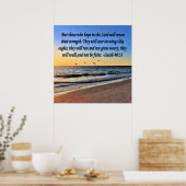 SERENE ISAIAH 40:31 SCRIPTURE-DESIGN POSTER (Küche)