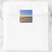 SERENE ISAIAH 40:31 SCRIPTURE-DESIGN QUADRATISCHER AUFKLEBER (Tasche)
