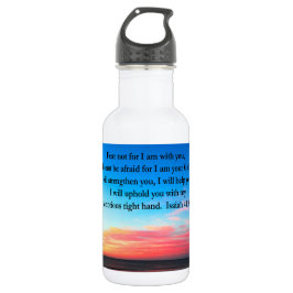 SERENE ISAIAH 41:10 SONNENRISE FOTO EDELSTAHLFLASCHE