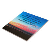 SERENE ISAIAH 41:10 SONNENRISE FOTO FLIESE (Seite)