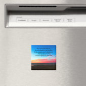 SERENE ISAIAH 41:10 SONNENRISE FOTO MAGNET (In Situ (Geschirrspüler))