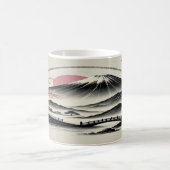 Serene Japanische Landschaft Kaffeetasse (Mittel)