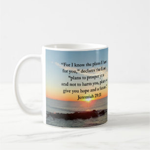 SERENE JEREMIAH 29:11 SUNRISE KAFFEETASSE