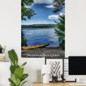 Serene Kayak am Newfound Lake Poster (Heimbüro)