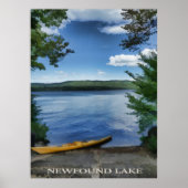 Serene Kayak am Newfound Lake Poster (Vorne)