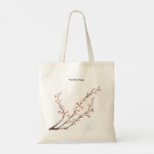 Serene Kirschblüten-Frühlingstasche Tragetasche (Rückseite)