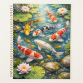 Serene Koi Fish Pond Planner  Planer (Vorderseite)