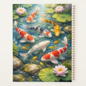 Serene Koi Fish Pond Planner  Planer (Rückseite)