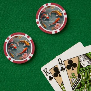 ‚Serene Koi Haven‘ Pokerchips