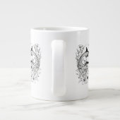 Serene Koi Pond Jumbo Tasse Design (Rückseite)