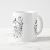 Serene Koi Pond Jumbo Tasse Design (Vorderseite Rechts)