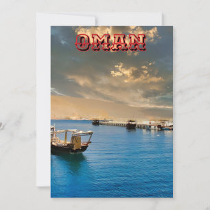 Serene Küstenparadies Feiertagskarte