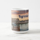 Serene Kyrenia Cyprus Sketch Watercolor | Kaffeetasse (Mittel)