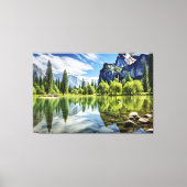 Serene Lagoon Leinwanddruck (Vorderseite)