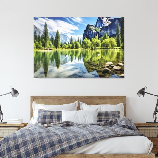 Serene Lagoon Leinwanddruck (Insitu (Schlafzimmer))