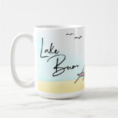 Serene Lake Bum Kaffeetasse (Links)
