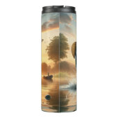 Serene Lake Fishing Thermosbecher (Rückseite)