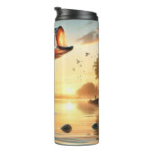 Serene Lake Fishing Thermosbecher (Nach rechts gedreht)