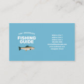 Serene Lake Landscape - Fischereiführer Visitenkarte (Rückseite)