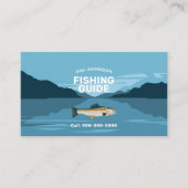 Serene Lake Landscape - Fischereiführer Visitenkarte (Vorderseite)
