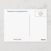 Serene Lake Moraine Banff Nationalpark Postcard Postkarte (Rückseite)