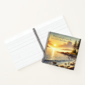 Serene Lake & Quote Notizblock (Innenseite)