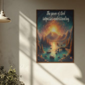 Serene Lake Reflections Poster