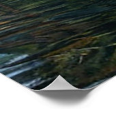Serene Lake Scene mit Swan Poster (Ecke)