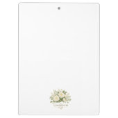 Serene Lakeside Notebook | Peaceful Nature & Cotta Klemmbrett (Rückseite)