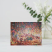 Serene Landscape Postcard Postkarte (Stehend Vorderseite)