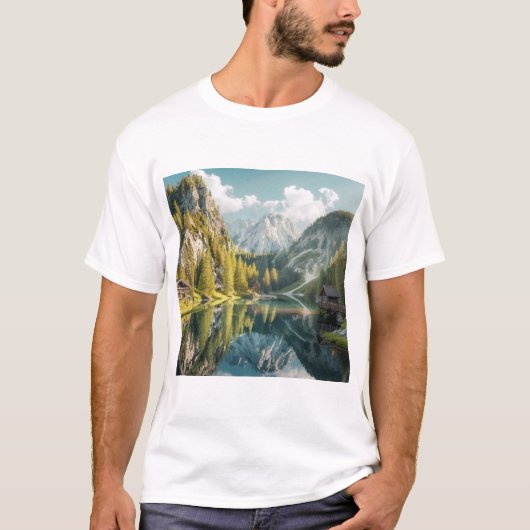 Serene Landscape T-Shirt (Vorderseite)