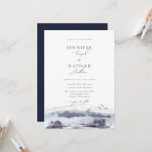 Serene Landscape Watercolor Wedding